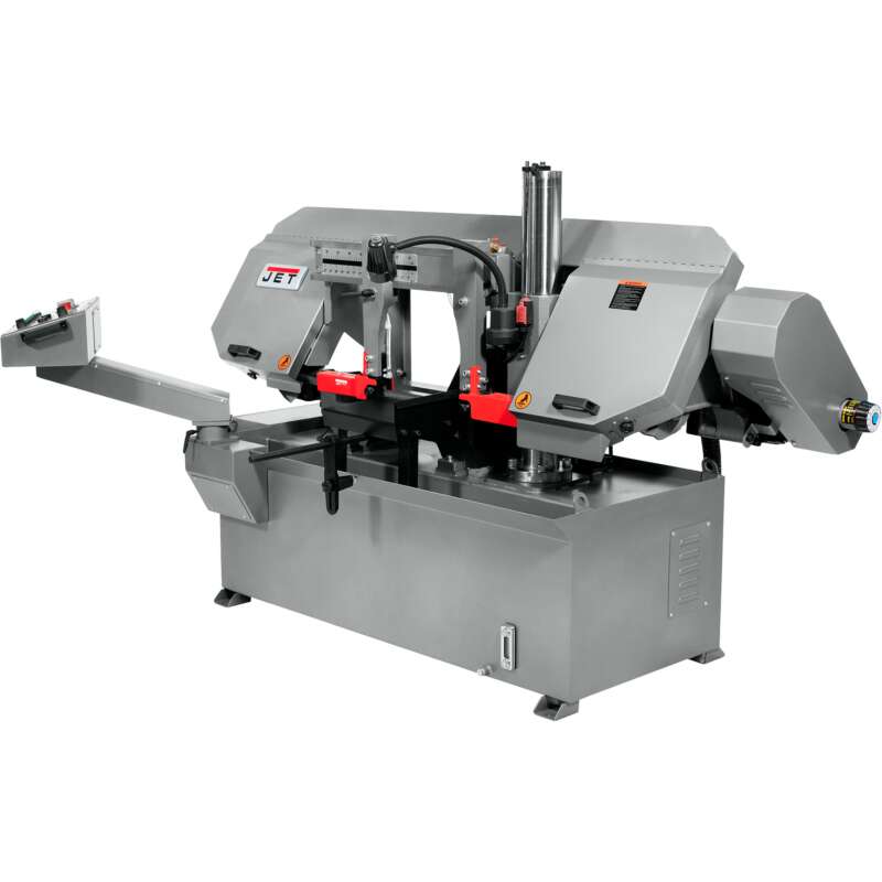 JET Semi Automatic Dual Column Band Saw 12in x 20in 3 HP 230 460 Volt