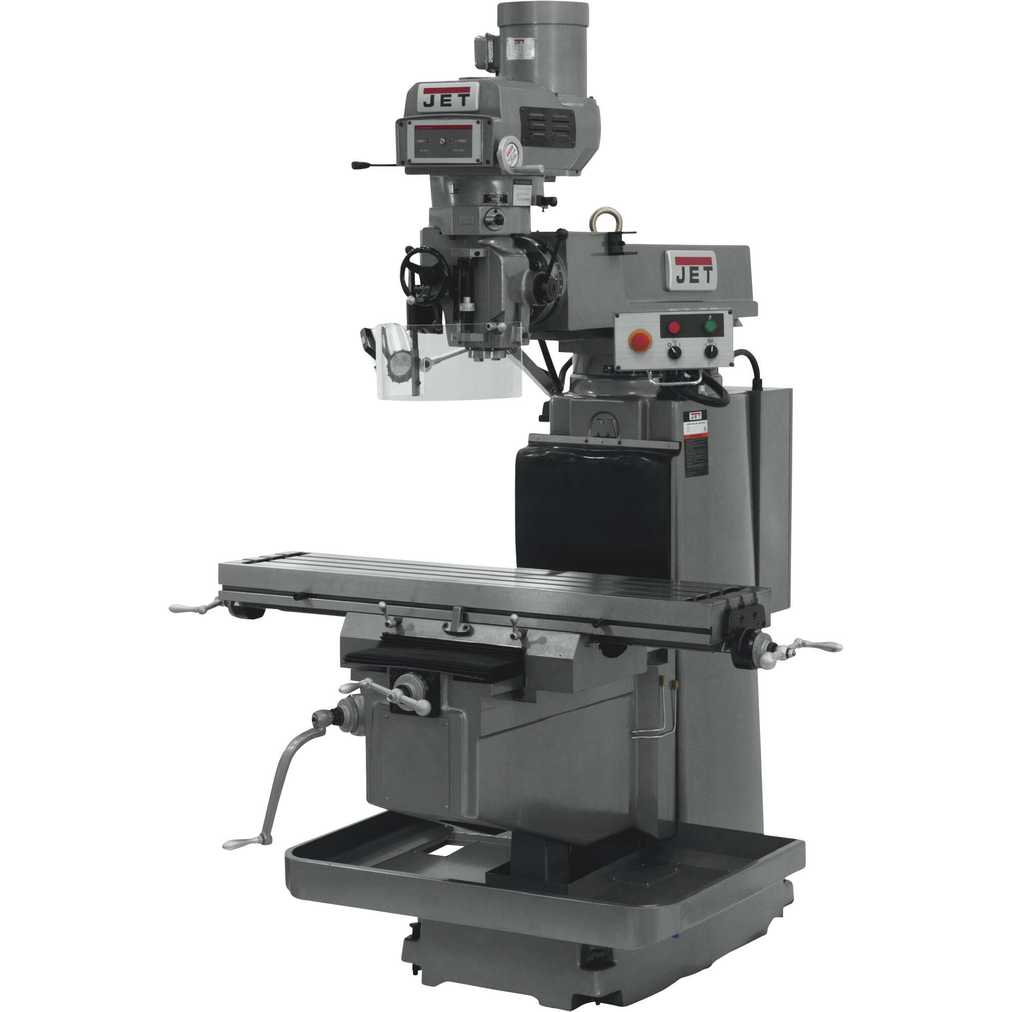 JET Variable Speed Vertical Milling Machine 12in x 54in 230 460 Volt 3 Phase