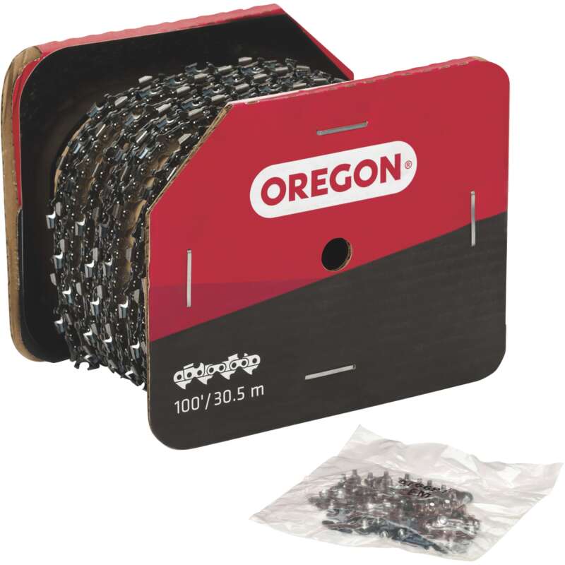 Oregon PowerCut 70 Series EXL Chainsaw Chain 100ft Roll 38in Chain Pitch 063in Chain Ga Skip Sequence