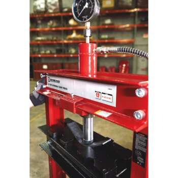 Strongway 20 Ton Hydraulic Shop Press with Gauge