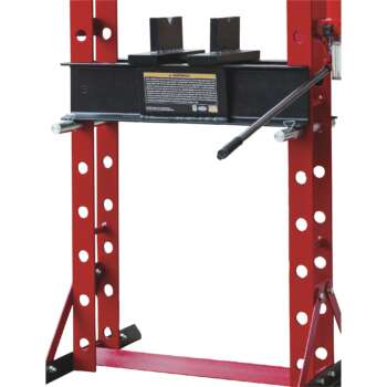 Strongway 40 Ton Pneumatic Shop Press with Gauge
